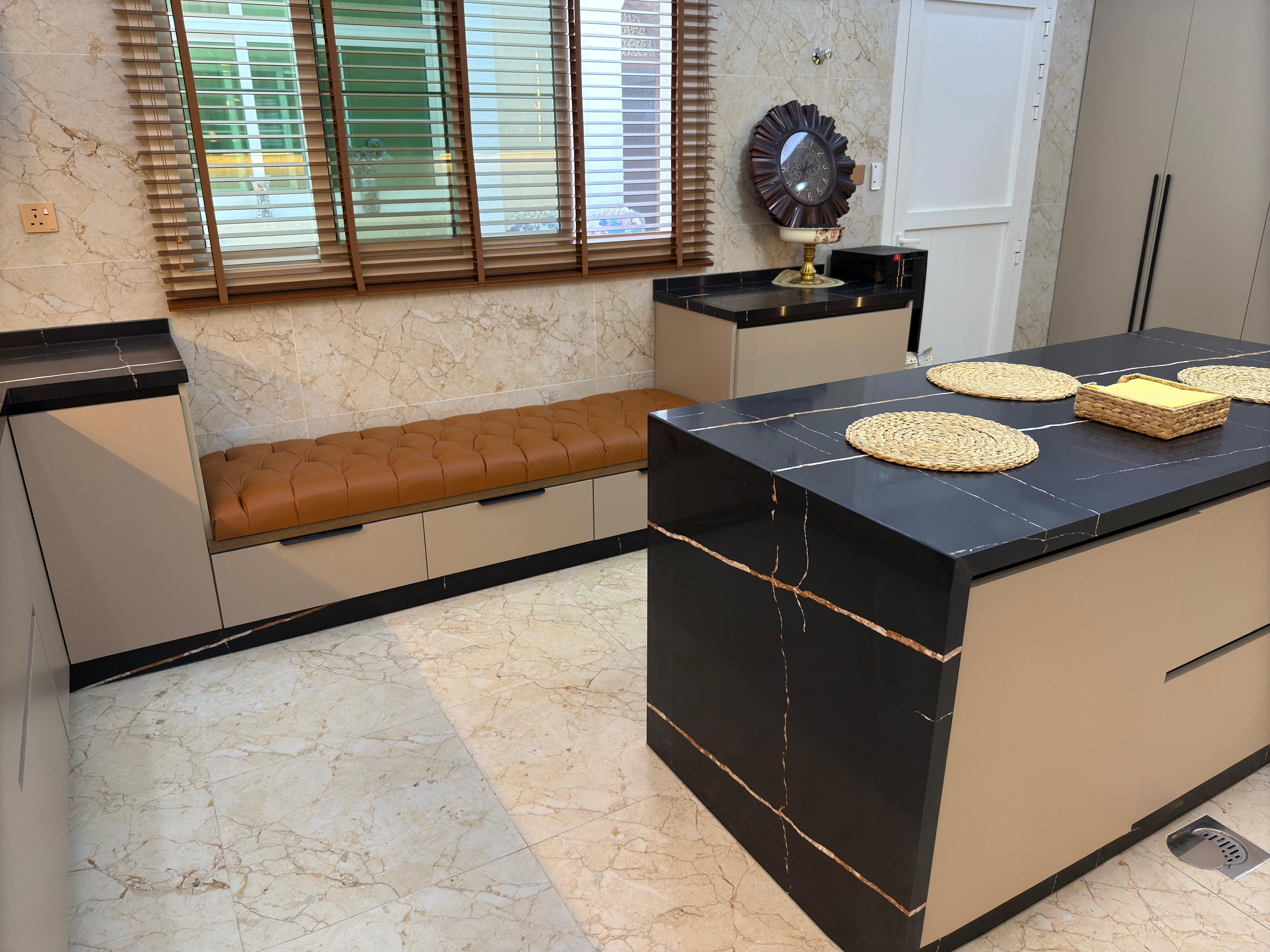 Luxury villa interior renovation by Noor Al Safa Furnitures Trading LLC