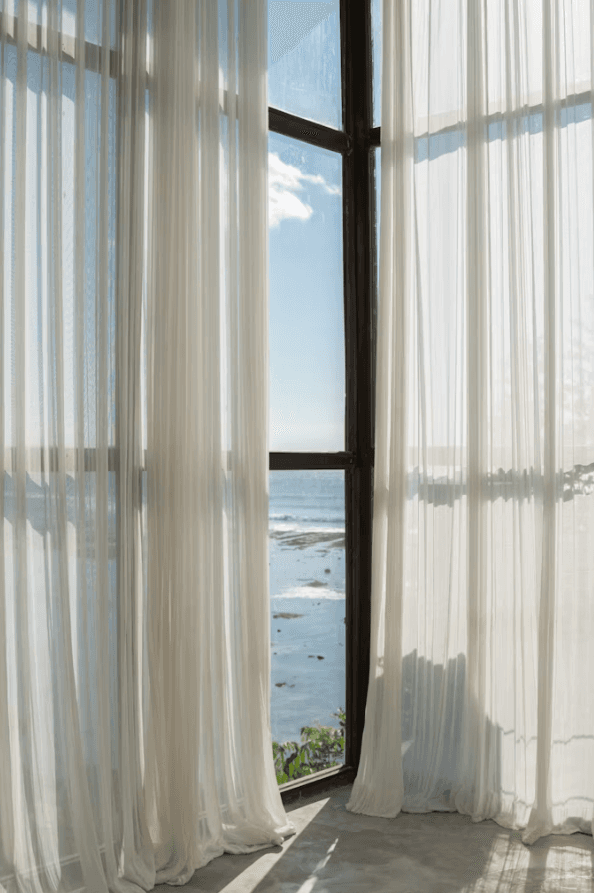Bespoke curtains in an elegant luxury interior